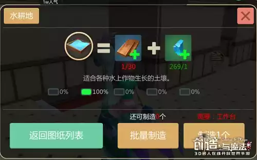 创造与魔法耕地有什么用 